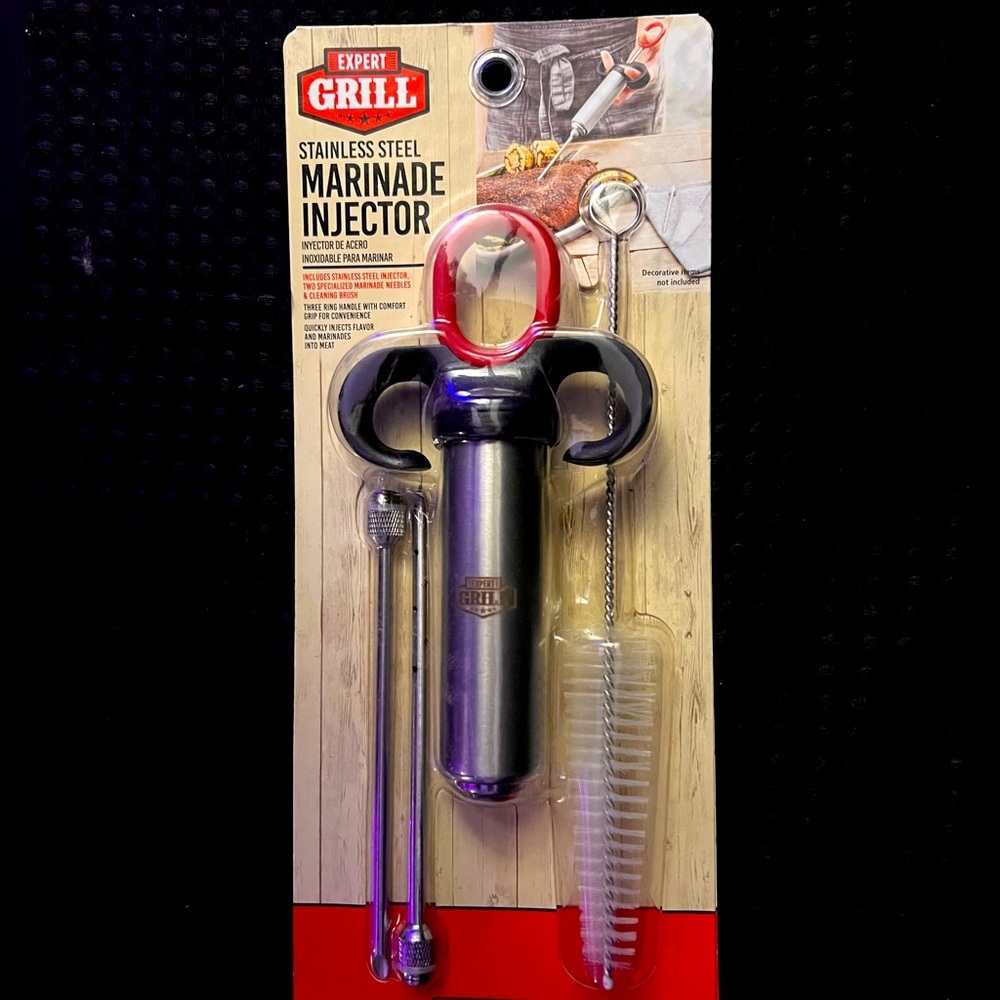 BRAND NEW EXPERT GRILL STAINLESS STEEL MARINADE INJECTOR